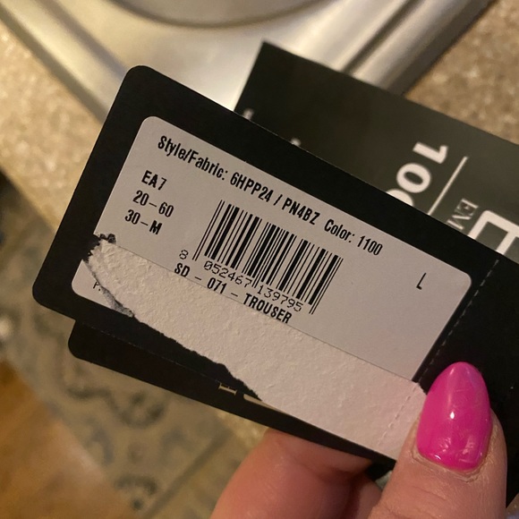 NWT Emporio Armani Men's Thermore Ski Pants- Large ( Read Below) - Picture 5 of 16